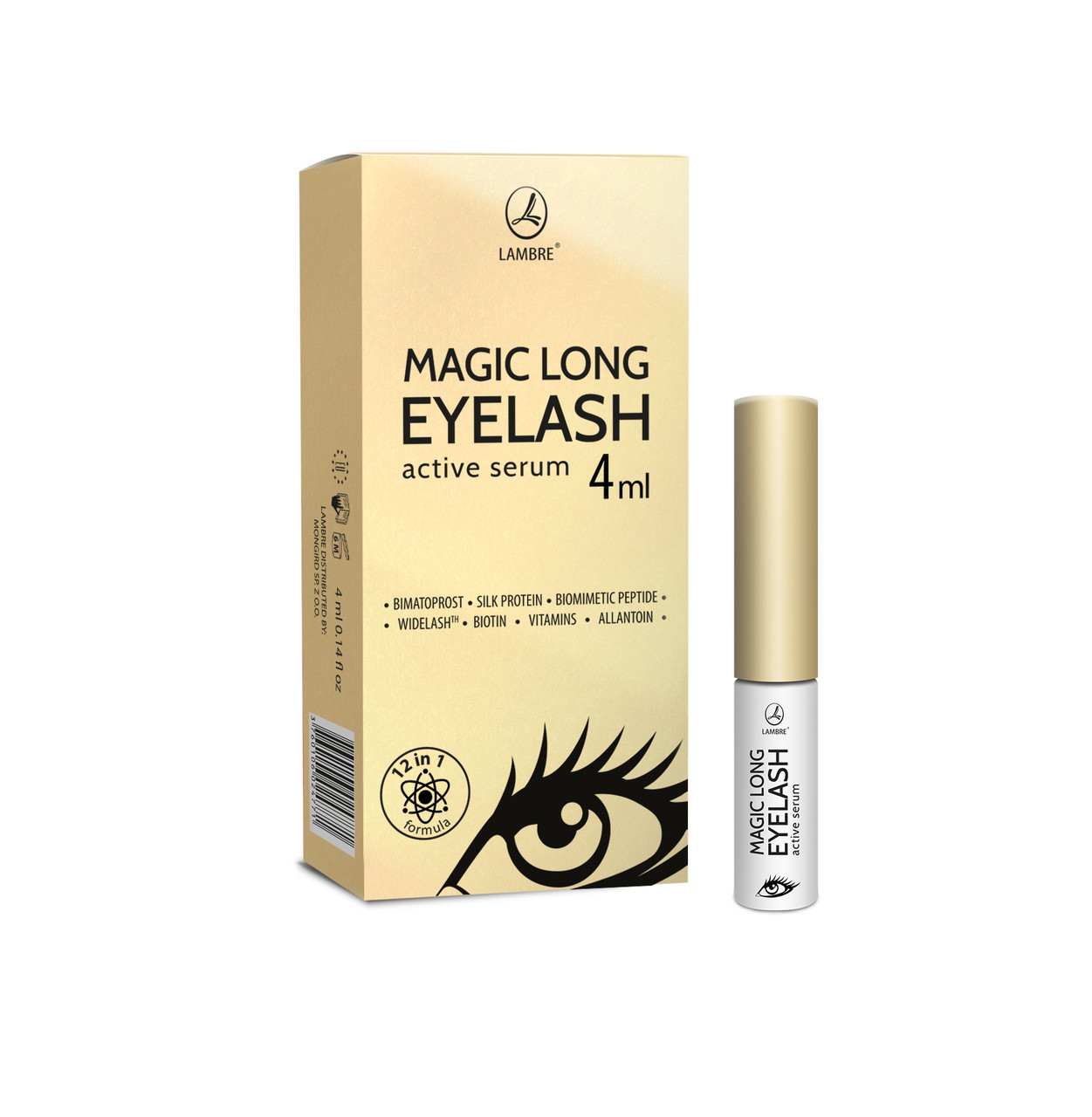 Сироватка для вій Magic Long Eyelash active serum 4 ml - фото 1 - id-p339124120