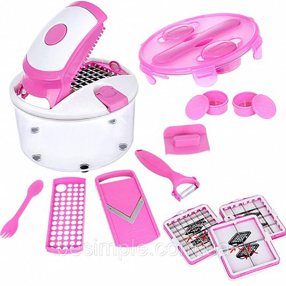 Овочерізка, мультислайсер Multi Salad Chef 13 в 1 / Універсальна овочерізка