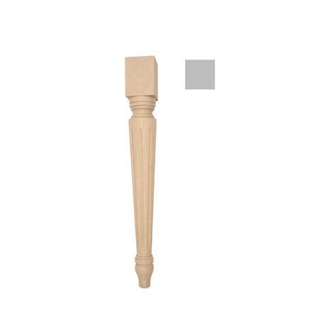 Різьблена дерев'яна ніжка AF-035-430 букова h=430 мм