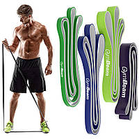 Набор эластичных эспандеров 9-54 кг, DuoBand, GymBeam / Комплект фитнес резинок / Эспандеры для тренировок