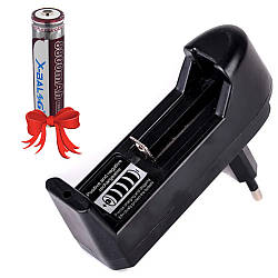 Комплект Зарядний пристрій для батарейок EL-088 charger + Акумулятор 18650 X-Balog 8800mAh