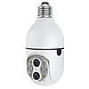 Камера відеоспостереження WIFI в патрон Е27, 4Мп із зумом 10х / Панорамна IP камера лампочка, фото 3