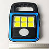 Переносний прожектор-ліхтар HS-8020D на акумуляторі (1200мАч), з USB, Сонячною панеллю та PowerBank, фото 8
