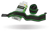 Бинты кистевые спортивные тренировочные для пауэрлифтинга MadMax MFA-298 Wrist Wraps 18" Black/Green GL-55
