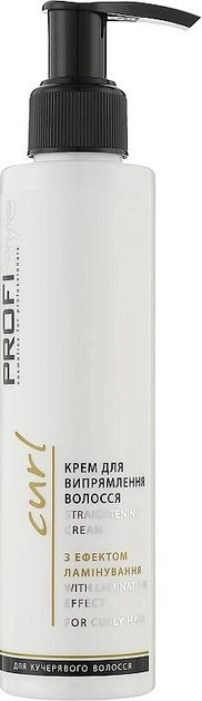 Крем для випрямлення волосся  Profi Style Стильні локони з ефектом ламінування, фото 1