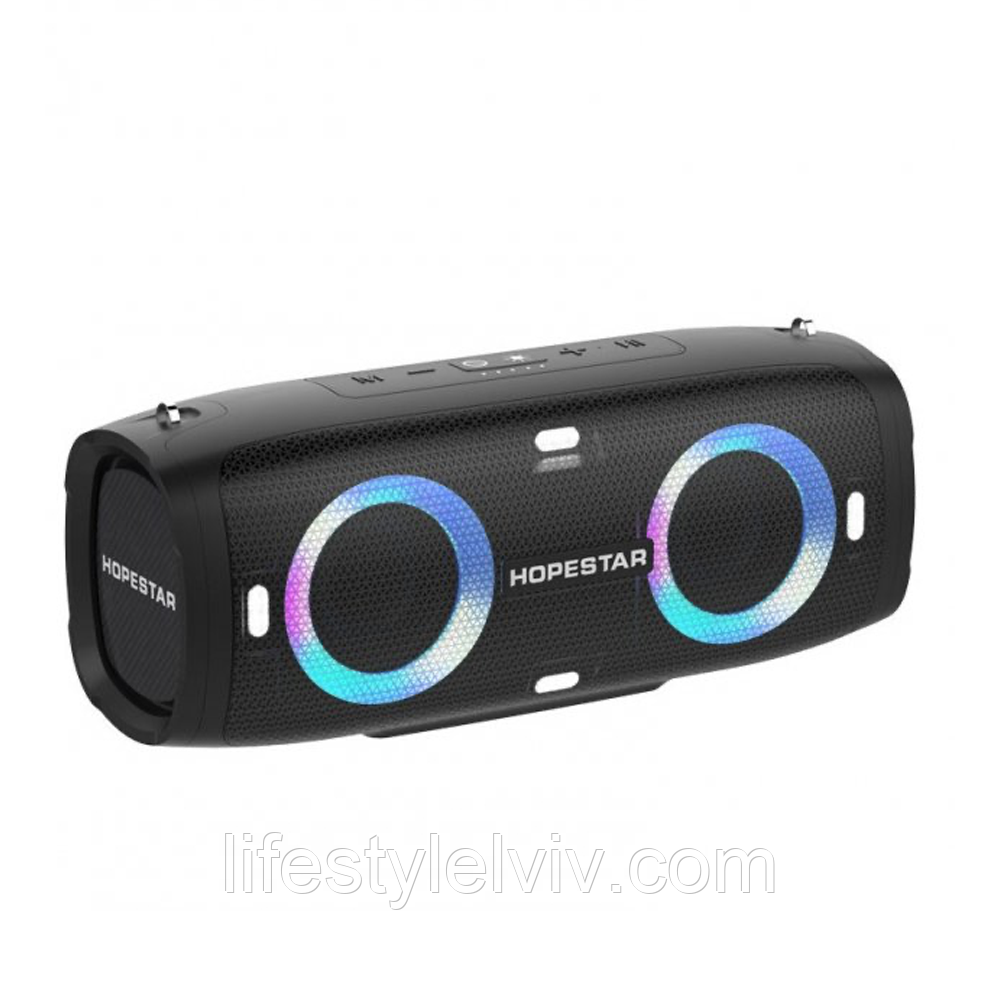 Портативна Bluetooth колонка що світиться HOPESTAR A6 Party Чорний