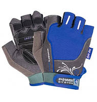 Перчатки для фитнеса спортивные тренировочные Power System PS-2570 Woman's Power женские Blue XS GL-55
