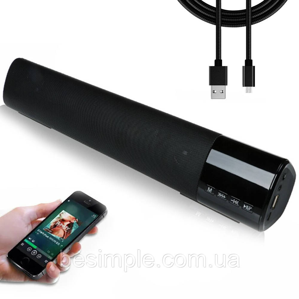 Портативна Bluetooth колонка SPS B28 / Бездротова мобільна колонка з USB