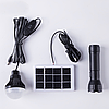 Портативний ручний ліхтар на 1000мАг 3в1, + Сонячна зарядна станція, Solar Camping Kit CL-038, фото 9