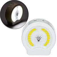 Портативный светильник на батарейках с магнитом Homelight WD032 / Мини фонарь для мебели / Переносная лампа
