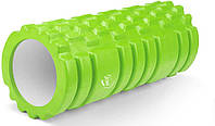 Валик массажный спортивный тренировочный для регуляции мышц WCG K1 Роллер Зелёный цвет GL-55