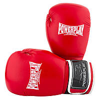 Боксерские перчатки спортивные тренировочные для бокса PowerPlay 3019 Challenger Красные 12 унций GL-55