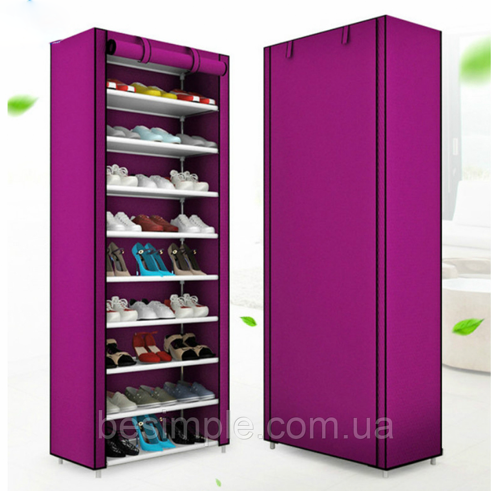Тканинна шафа для зберігання взуття Shoe Cabinet 160х60х30 см, фото 1