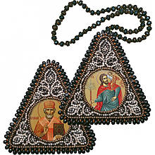 Набір для вишивання бісером іконки-оберега "В дорогу", ВХ1036, 8*8 см, Nova Sloboda