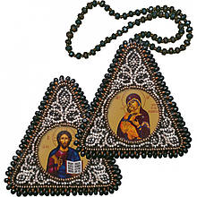 Набір для вишивання бісером іконки-оберега "В дорогу", ВХ1002, 8*8 см, Nova Sloboda