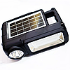 Ручний ліхтар акумуляторний 4000мАг, Bluetooth, Сонячною панеллю і Power Bank, CL-830 / Переносний прожектор, фото 7