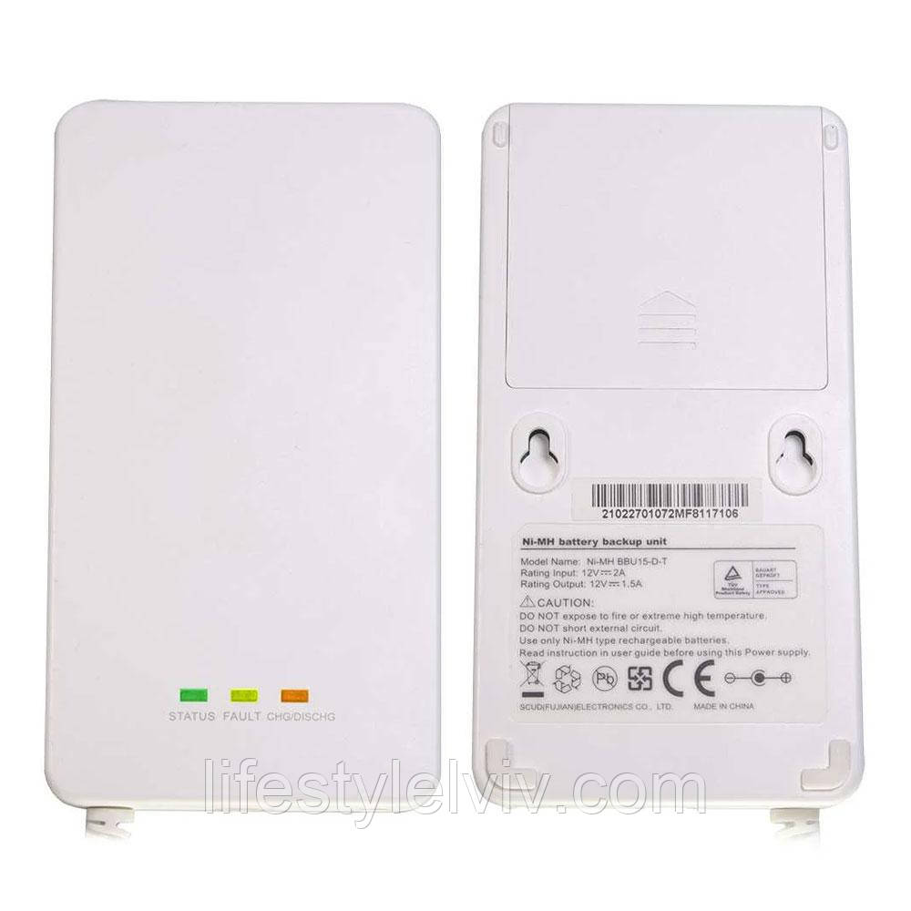 Міні упс для роутера BBU15-DT, 12В / Адаптер резервного живлення / Буфер постачання аварійного живлення, фото 1