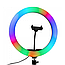 Кільцева лампа RGB XD 300 Soft Ring Light 30 см з пультом / Світлодіодна лампа, фото 3