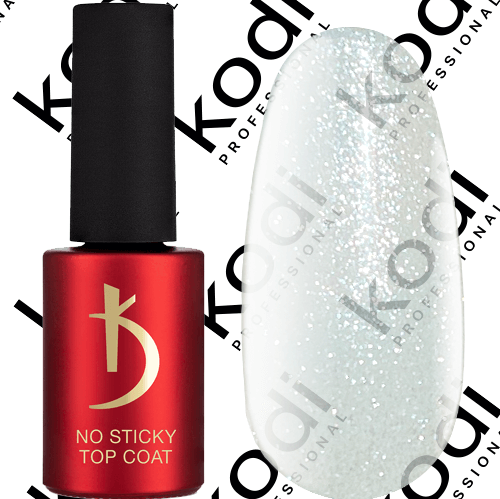 Верхнє покриття для гель-лаку без липкого шару Sparkle (No Sticky Top coat Sparkle) 7мл.