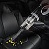 Автомобільний портативний пилосос 5V Vacuum Cleaner / Ручний пилосос від акумулятора для авто та будинку, фото 6
