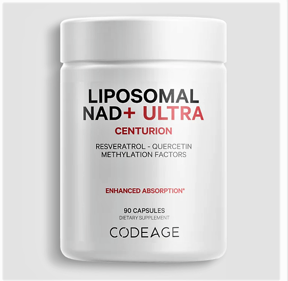 CodeAge Liposomal NAD+ Ultra / Ліпосомальний НАД+ Ультра для підтримки здорового старіння 90 капсул