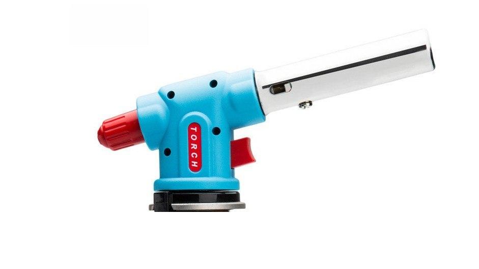 Пальник газовий із п'єзопідпалом під газовий балончик похідний для розпалювання, фото 1