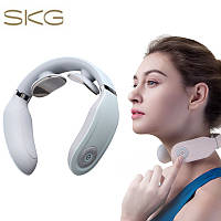 Масажер для шиї акумуляторний Smart Neck SCG 4335 Масажер для шийного відділу з 3 режимами роботи