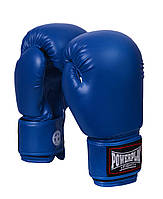 Боксерские перчатки спортивные тренировочные для бокса PowerPlay 3004 Classic Синие 18 унций VE-33