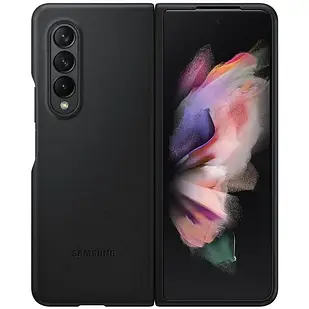 Оригінальний чохол Samsung Leather Cover Black для Galaxy Fold 3