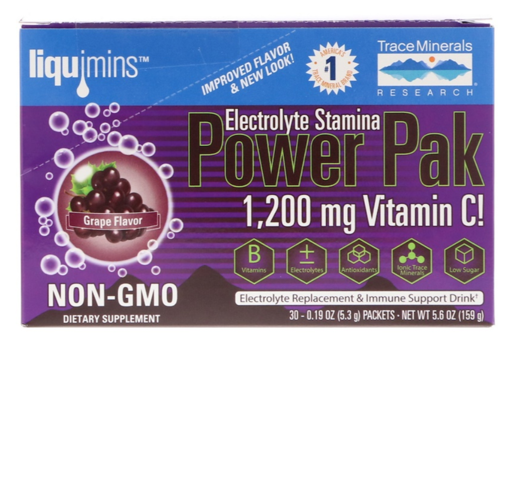 Электролиты (Electrolyte Stamina Power Pak) 30 пакетиков с ягодным вкусом - фото 4 - id-p1504782712