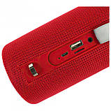 Бездротова колонка Hopestar H39 Bluetooth USB з функцією Power Bank динаміки Ø57 мм вологостійка Червона, фото 5