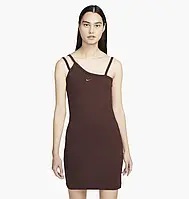 Urbanshop com ua Плаття Nike Sportswear Everyday Modern Asymmetrical Tank Dress Brown DV7934-227 РОЗМІРИ