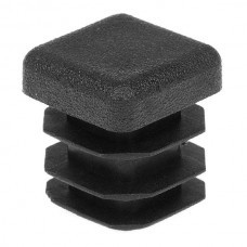 Заглушка внутршня для труби 16*16 мм чорна, АДВАНТА, Арт.44588