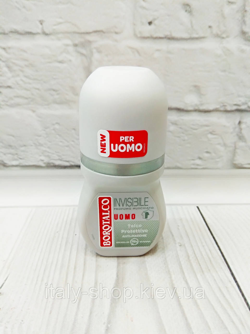 Чоловічий антиперспірант Borotalco 72h Uomo Invisible Profumo Muschio 50мл Італія, фото 1