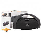 Портативна Bluetooth колонка LZ mini Boombox Чорна, бездротова блютуз акустика, міні Bluetooth колонка, фото 8