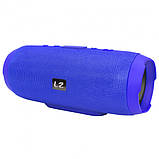 Мобільна Bluetooth колонка T&G Charge 3+ Синя, портативна акустична колонка з блютуз, колонка динамік, фото 2