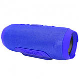 Мобільна Bluetooth колонка T&G Charge 3+ Синя, портативна акустична колонка з блютуз, колонка динамік, фото 3