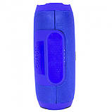 Мобільна Bluetooth колонка T&G Charge 3+ Синя, портативна акустична колонка з блютуз, колонка динамік, фото 5
