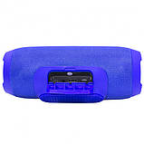 Мобільна Bluetooth колонка T&G Charge 3+ Синя, портативна акустична колонка з блютуз, колонка динамік, фото 7