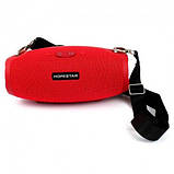 Вологостійка портативна Bluetooth колонка HOPESTAR H26 Красня, бездротова блютуз колонка з USB, FM, фото 2