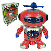 Танцюючий світиться робот з пропелером Dancing Robot дитяча іграшка танцюючий робот Червоний