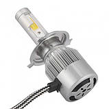 Світлодіодні автолампи B&V LED цоколь Лампи H4 для фар 4000lm Комплект ламп головного світла, фото 2