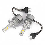 Світлодіодні автолампи B&V LED цоколь Лампи H4 для фар 4000lm Комплект ламп головного світла, фото 3