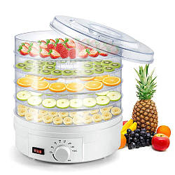 Сушарка для овочів і фруктів із терморегулятором 350 Вт, FOOD DEHYDRATOR / Сушарки для овочів