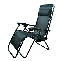 Шезлонг лежак Bonro СПА-167A, Зеленый / Раскладной стул для пляжа и отдыха / Раскладушка для дачи