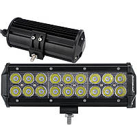 Автофара на дах LightX 18 світлодіодів LED 5D-54W автомобільна MIX фара Чорний