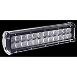 Автофара балка 24 LED світлодіоди LightX 5D-72W автомобільна SPOT фара Чорна, фото 9