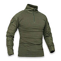 Мужская тактическая рубашка Убакс для военных ЗСУ Хаки, размер XL / Боевая летняя рубашка