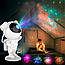 Ночник проектор зоряного неба Астронавт, з пультом ДК / Світлодіодний нічник / LED лампа, фото 6