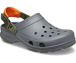 Crocs All-Terrain Clog Slate Grey / Multi — Сабо Крокс Ол-Террейн Сірі з Яскравими Вставками — Оригінал, фото 4